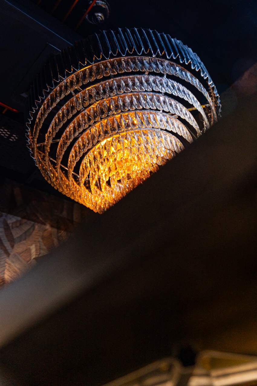 Brass detail lighting