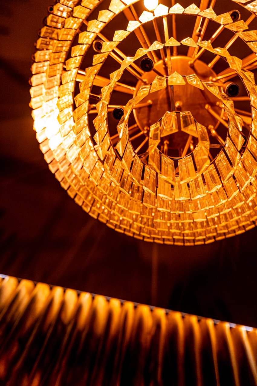 Gold pendant lighting