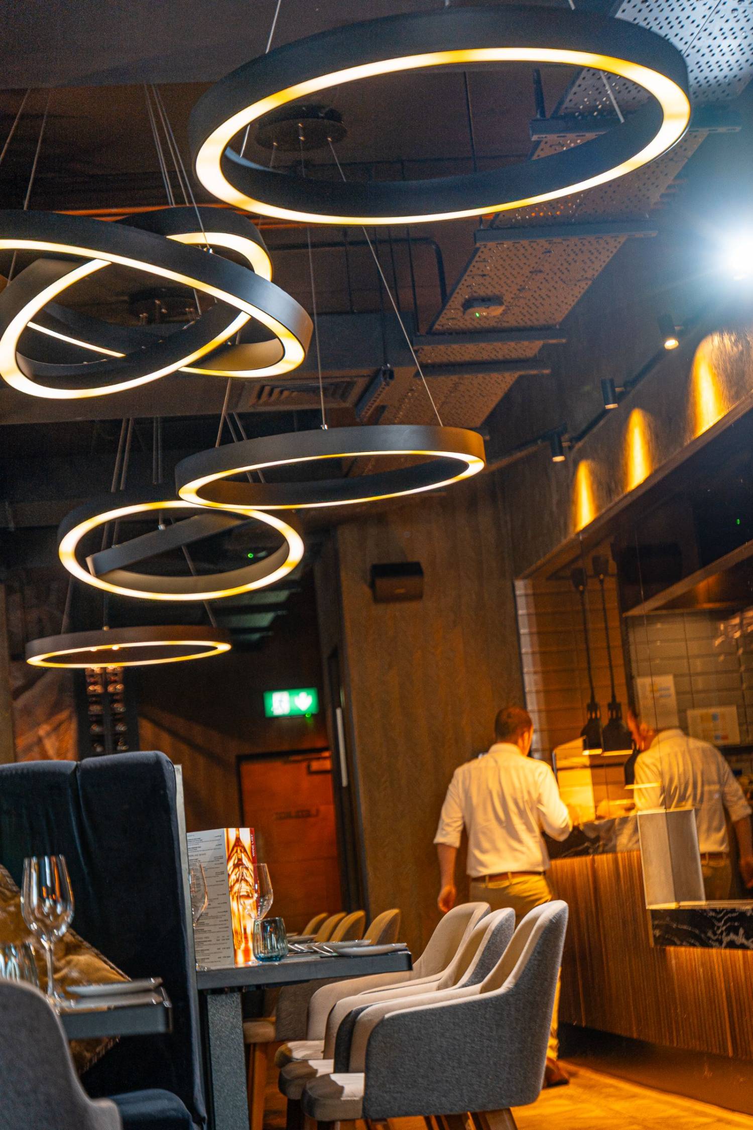 The main dining room